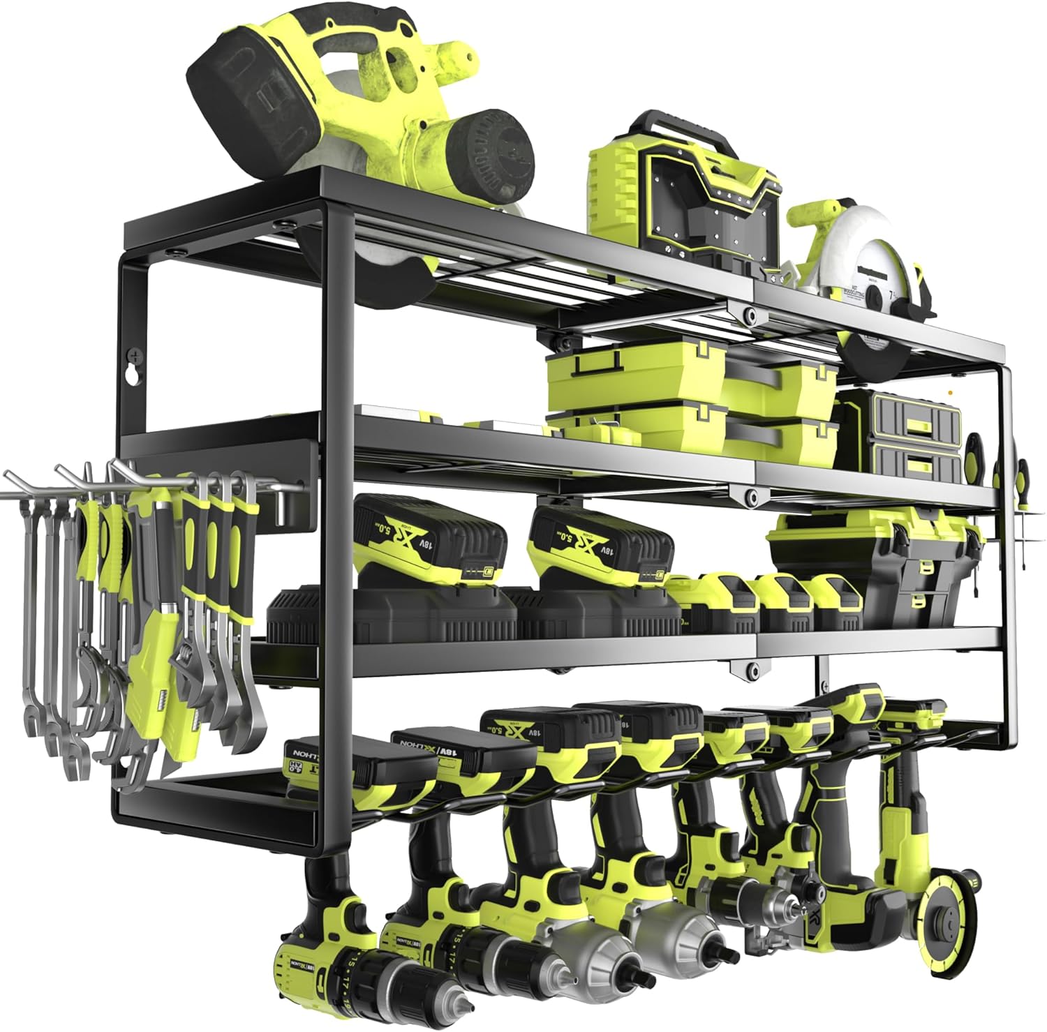 Power Tools Station - 4 Layer Wall Mount Power Tool