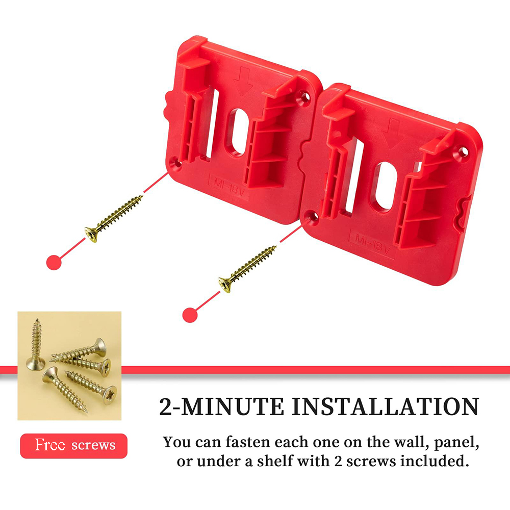 Power Tools Display Rack - Power Tools Lithium Battery Holder Storage
