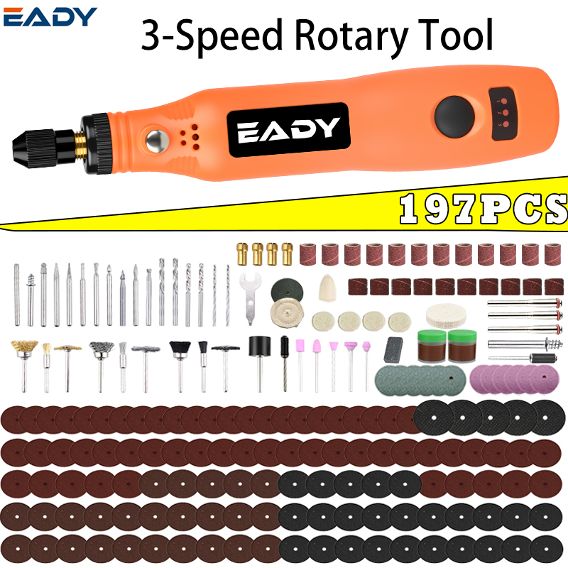 Power Tools Safety - USB Cordless Rotary Tool Kit –