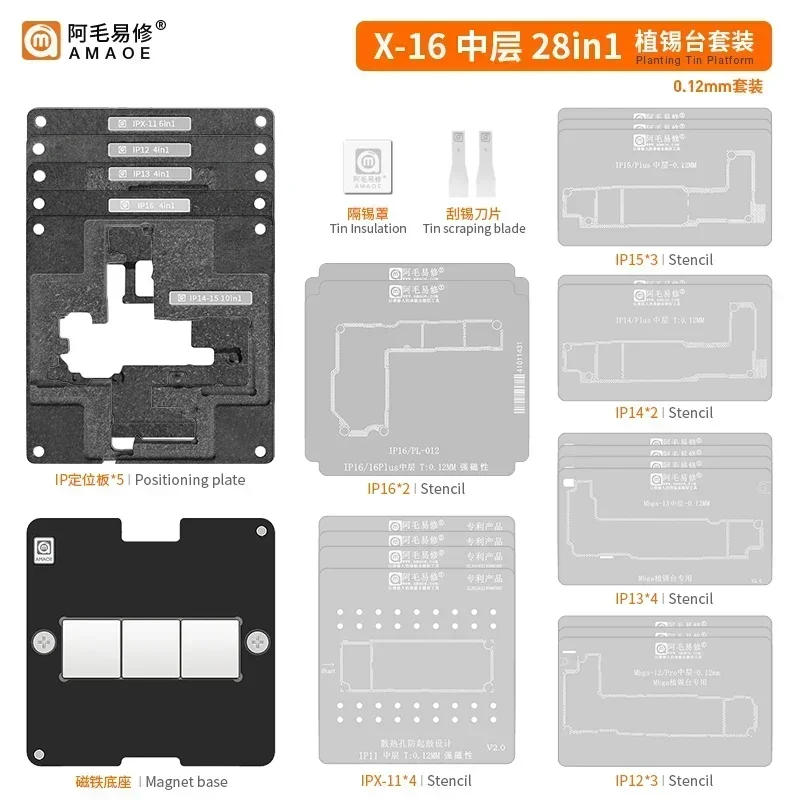 Power Tools Station - AMAOE IPX-16 28IN 1 Middle Layer