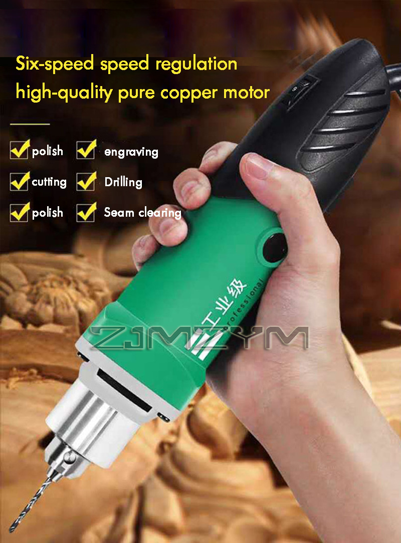 Power Tools Safety - 6-Position Variable Speed High-Power Engraver Electric