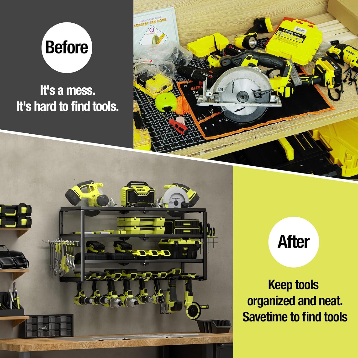 4 Layer Wall Mount Power Tool  - Power Tools Station ulasan dan harga