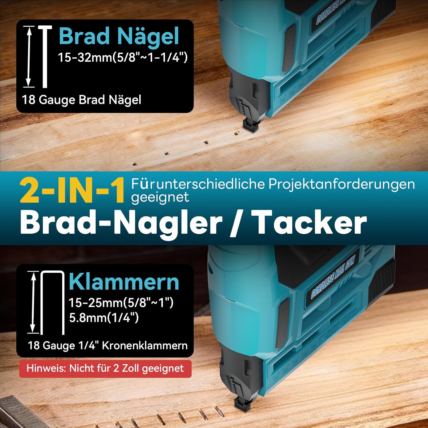 2 In1 Cordless Electric Nail G - Staple Gun Electric ulasan dan harga
