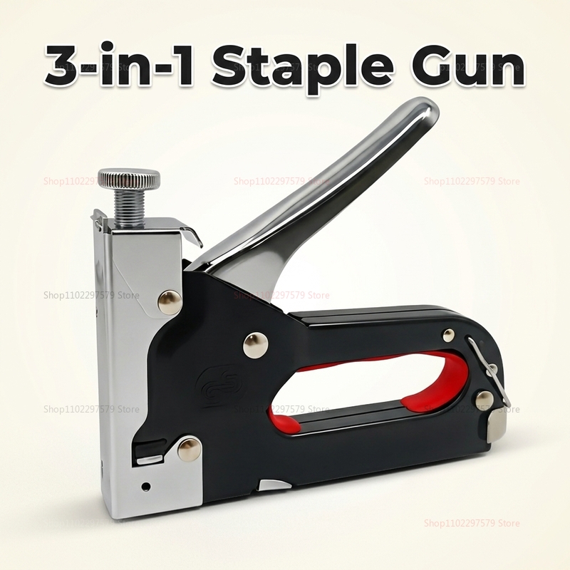 Heavy Duty 3 in 1 Stapler Nail - Staple Gun Electric ulasan dan harga