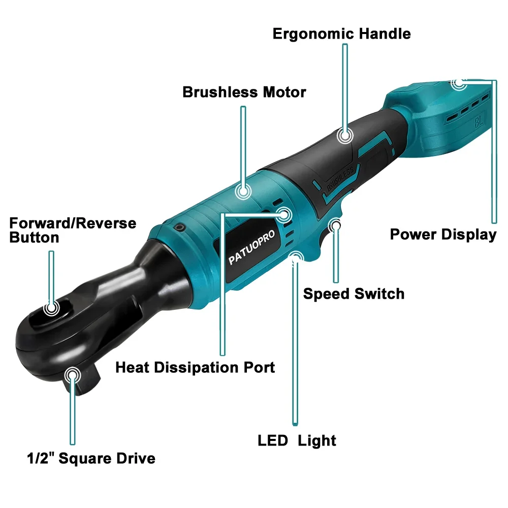 300N.m Brushless Electric Ratc - Power Tools Ingco ulasan dan harga