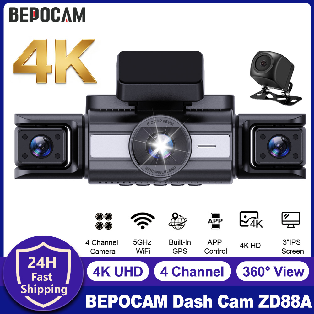 BEPOCAM 4 Channel Dash Cam 4K  - Power Tools Germany ulasan dan harga