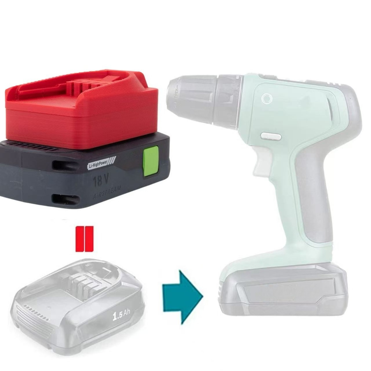 Adapter For Festool  Series 18 - Power Tools Festool ulasan dan harga