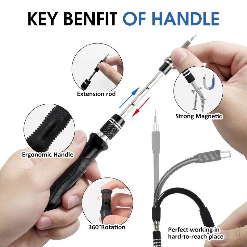 115/117 in 1 Precision Screwdr - Xiaomi Power Tools ulasan dan harga