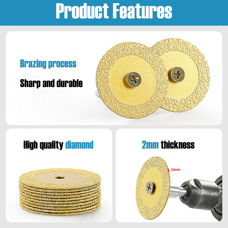 40mm Braze Diamond Saw Blade M - Power Tools Safety ulasan dan harga