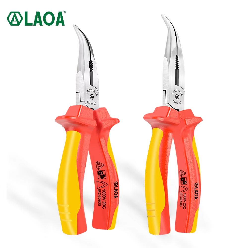 VDE Curved Needle Nose Pliers  - Power Tools Germany ulasan dan harga