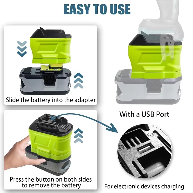 HOT Battery Adapter Converter  - Power Tools Ryobi ulasan dan harga