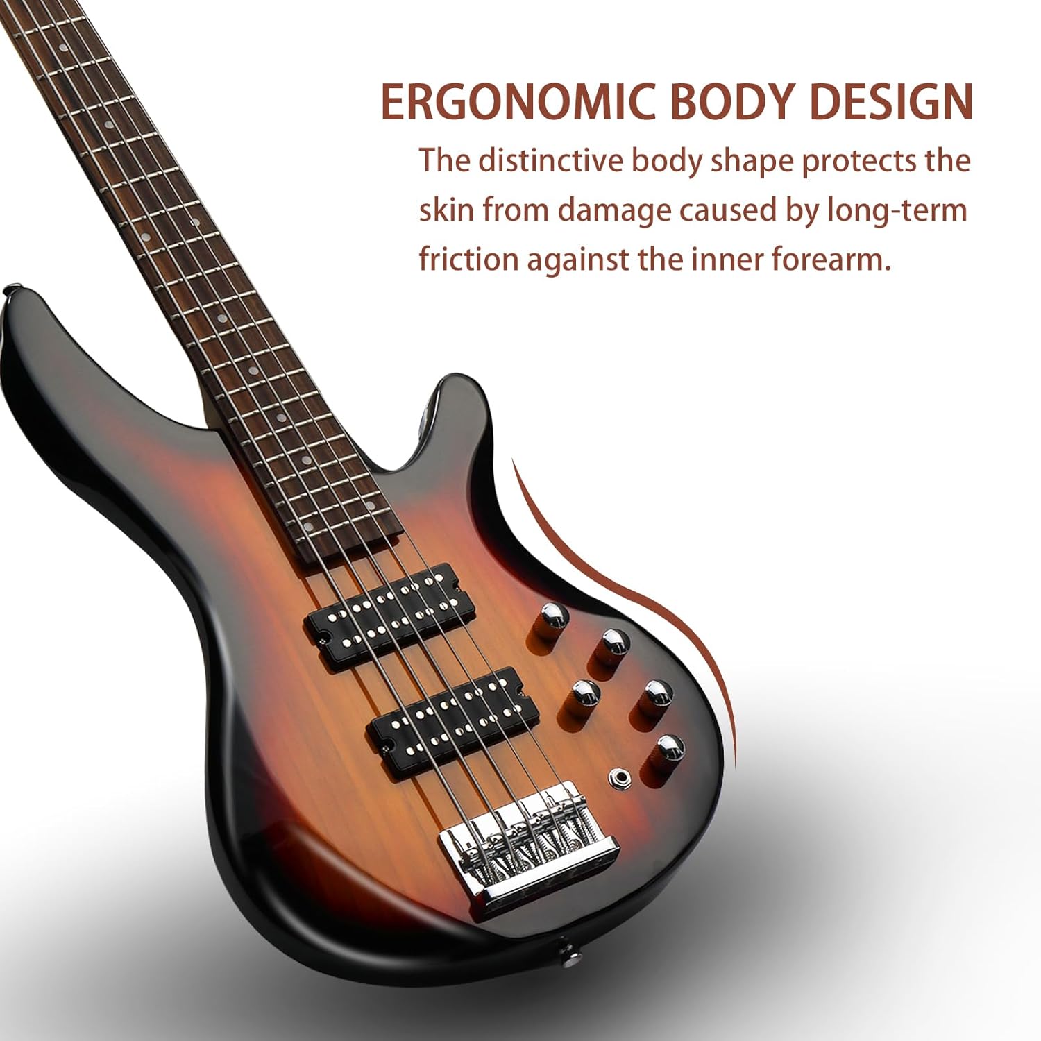 5-String Electric Bass Guitar, - Bag Power Tools ulasan dan harga