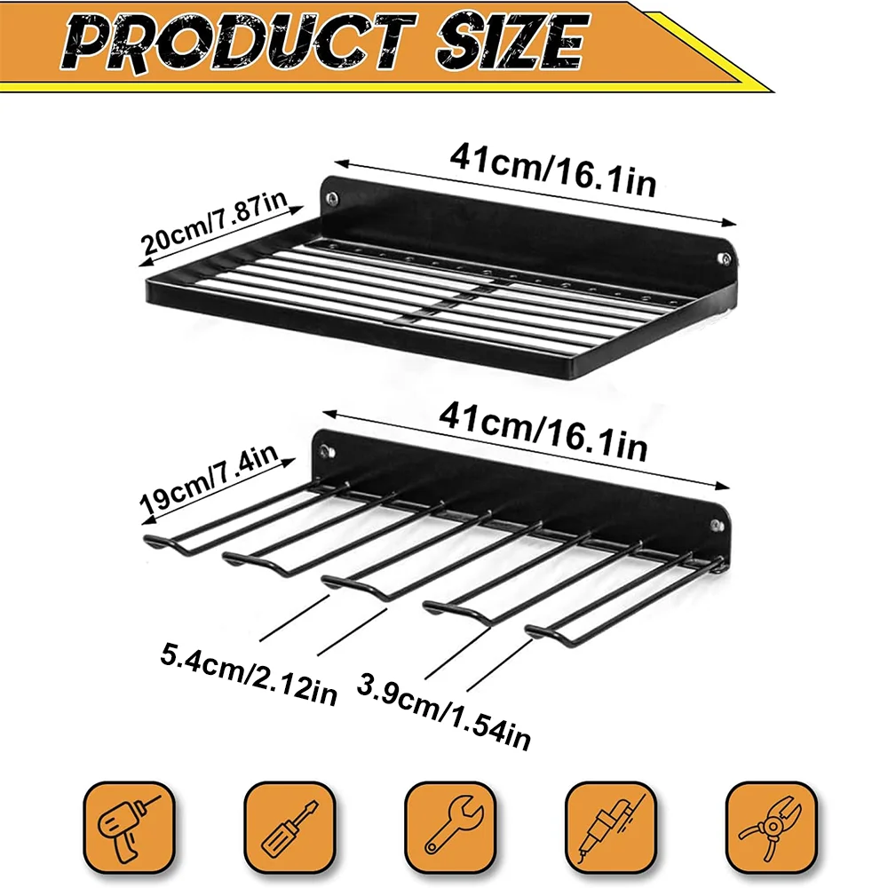 Power Tool Wall Mount Holder H - Power Tools On Pegboard ulasan dan harga