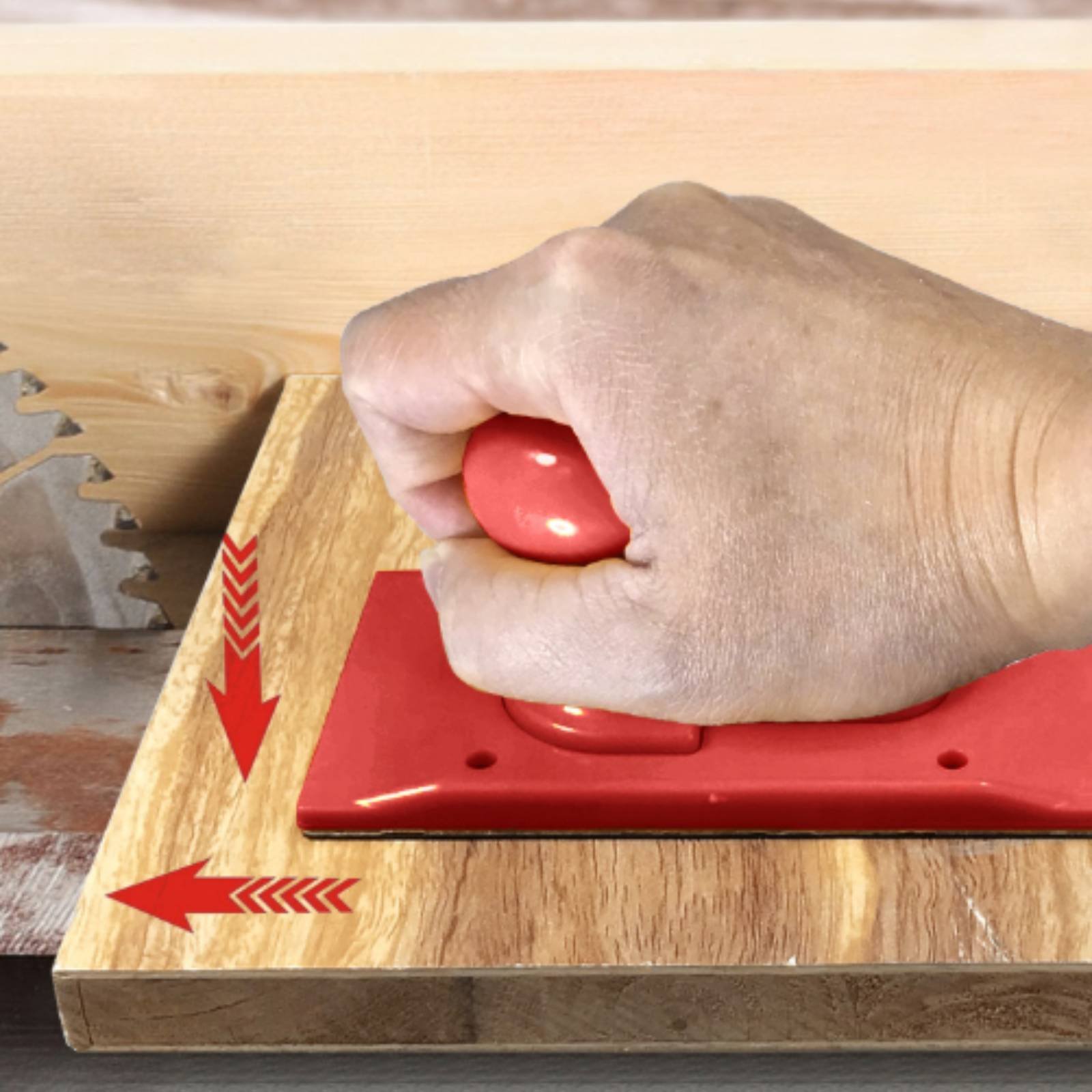 2 Pieces Woodworking Push Bloc - Power Tools Safety ulasan dan harga