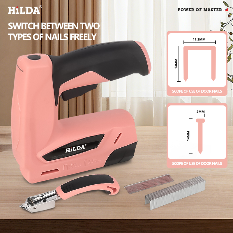 HILDA Electric Staple Nail Gun - Staple Gun Electric ulasan dan harga