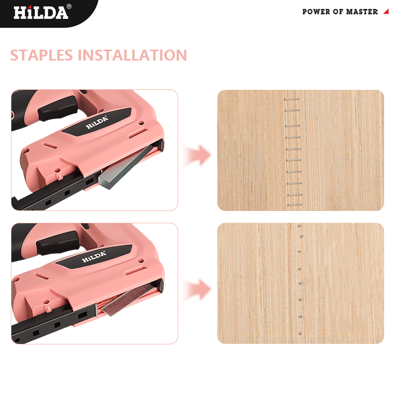 HILDA Electric Staple Nail Gun - Staple Gun Electric ulasan dan harga