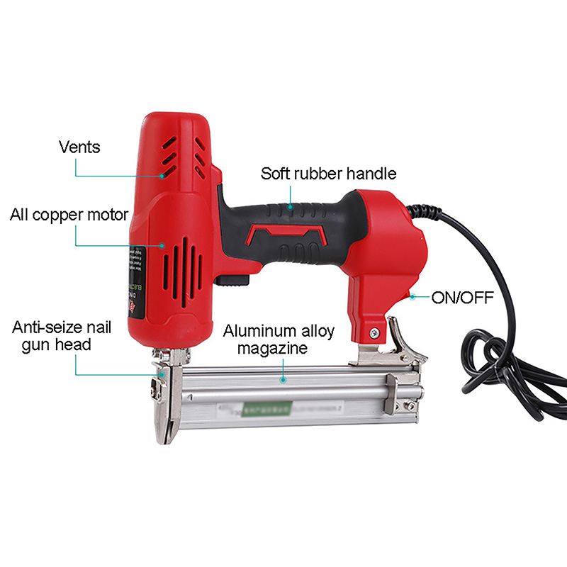 High Quality Electric Nail Gun - Staple Gun Electric ulasan dan harga