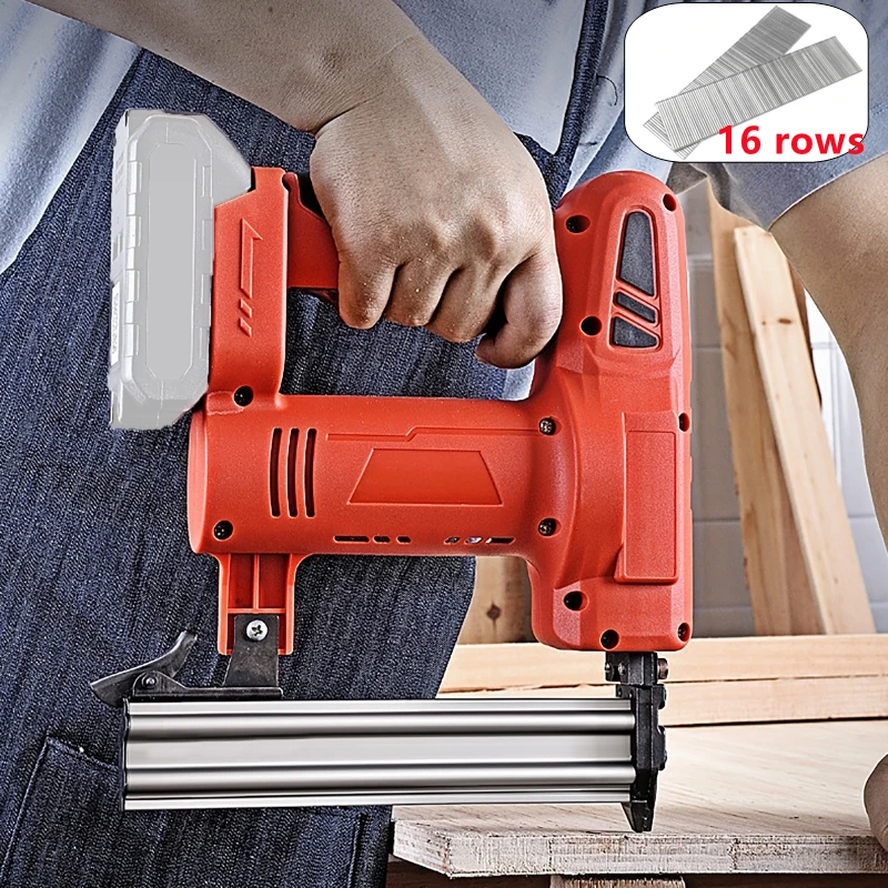 Electric Wireless Nail Gun F30 - Staple Gun Electric ulasan dan harga