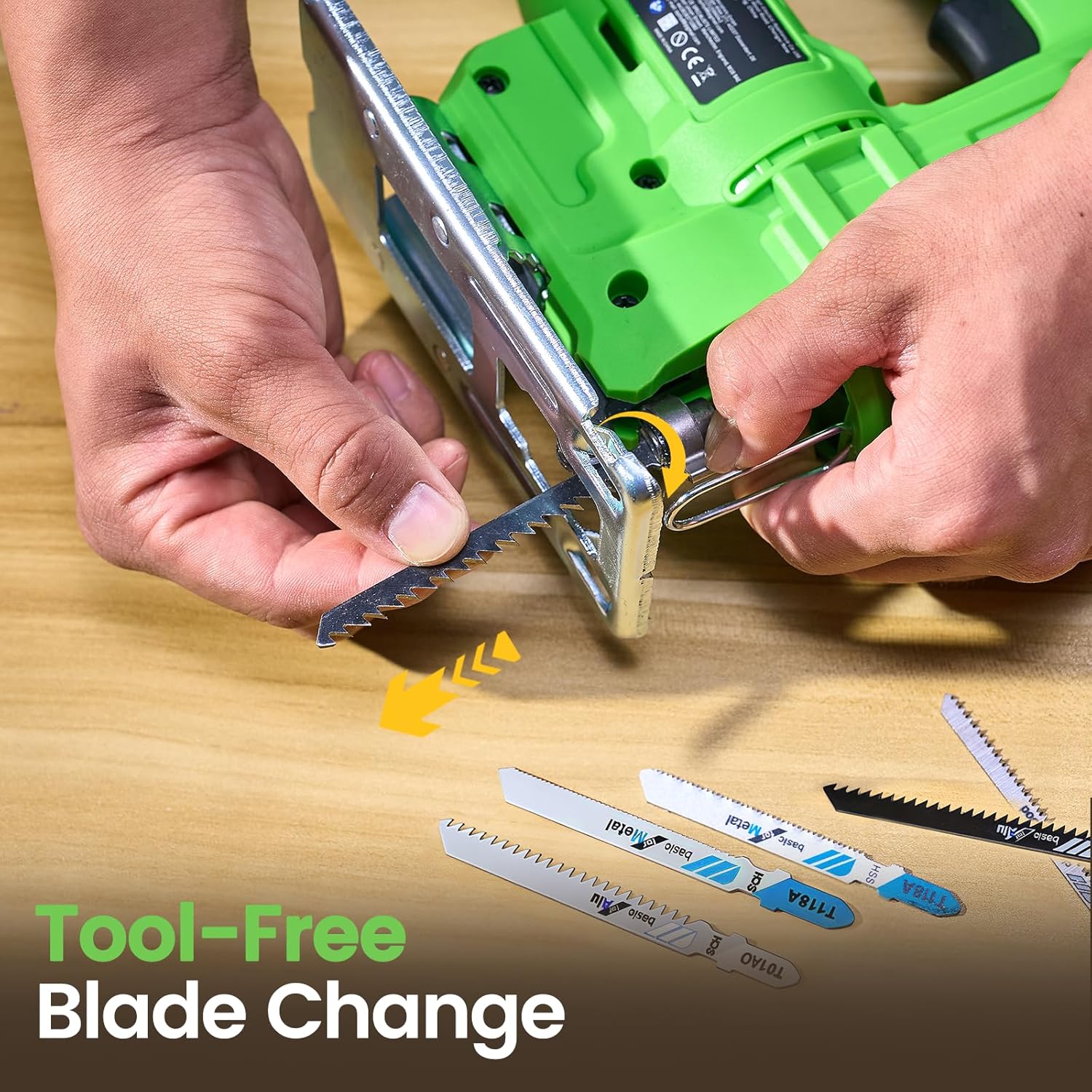 Taskstar Cordless Jig Saw Tool - Jigsaw Orbital Blade ulasan dan harga